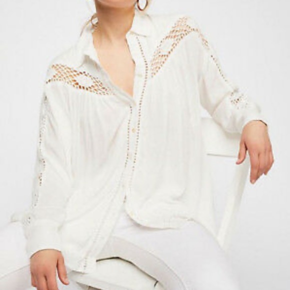 Free People Katie Bird Button Down - Picture 2 of 16